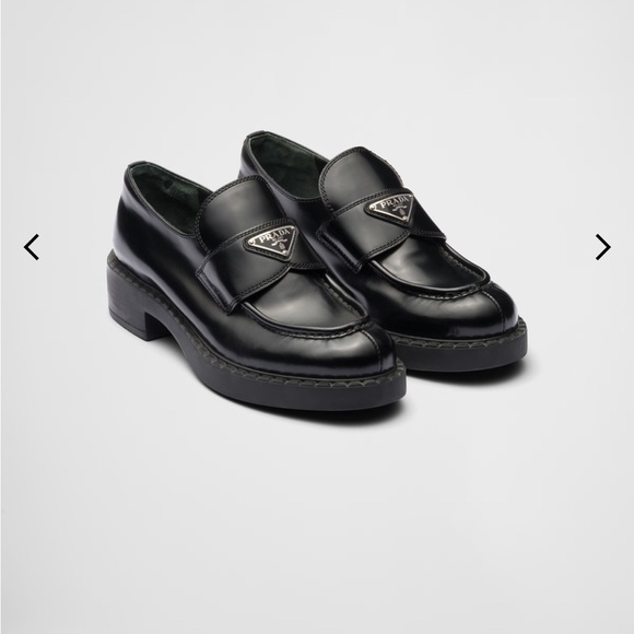Prada Shoes - 🆕 PRADA Chocolate Brushed Leather Loafers